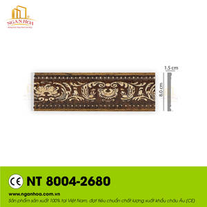 ไม้ตกแต่งผนังลายไม้พรีเมียม PS กันน้ำ |   ขายส่งบัวปูนปั้นโพลีสไตรีนสำหรับงานออกแบบตกแต่งภายใน - Product Image 2