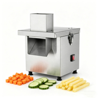 Elektrische groentesnijmachine, -snijder en -schaafmachine, 300W, 220V, eenvoudig te reinigen, voor commercieel gebruik in de horeca.