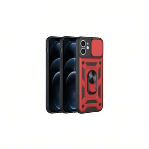 Armor-Style Magnetic Ring Phone Case for <b>iPhone</b> - Product Image 2