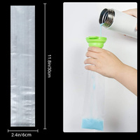 Sachets d'emballage liquide transparents colorés auto-scellants jetables en gros pour bâtonnets de crème glacée et boissons maison