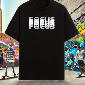 T-shirt ample à col rond et manches courtes pour homme, style hip-hop sportif, imprimé sérigraphié, 220 grammes, nouvelle collection été - Product Image 2