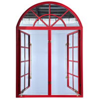 Ventanas Francesas Abatibles de Aluminio que Permiten una Ventilación Fluida sin Salpicaduras de Lluvia en Interiores
