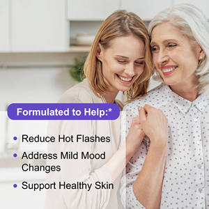 Tabletas de Fórmula para la Menopausia para Mujeres OEM ODM con Vitamina, Calcio y Niacina, Apoyo para una Piel Saludable, Alivio para los Ligeros Cambios de Humor - Product Image 4
