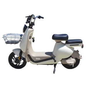 Nouveau Vélo Électrique Rétro Style Crème 2026, E-Bike <span class=keywords><strong>2</strong></span> <span class=keywords><strong>Places</strong></span> avec Panier Avant, Scooter Urbain Mignon pour Trajets Quotidiens - Product Image 1