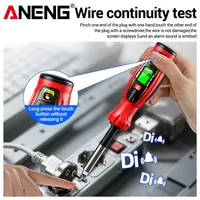Destornillador Digital Inteligente ANENG B21 con Detector de Voltaje, Detección de Cable Neutro y Fase NCV, 11 en 1 con Puntas Intercambiables Recargables