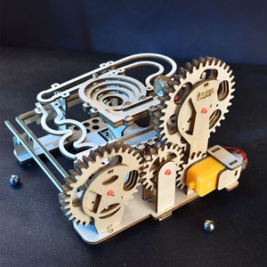 Puzzle Tridimensionale in Legno con Pista Meccanica, Giocattolo Fai-da-Te per lo Sviluppo dell'Intelligenza dei Bambini, Modello di Assemblaggio Artigianale - Product Image 3