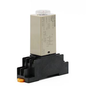 AC Nhà Máy Giá 220VAC 12VDC 24VDC Thời Gian Trễ Chuyển Tiếp Thời Gian 0 - 30 Phút/GIÂY Ổ Cắm Rotary Knob DPDT H3Y-2 H3Y-4 - Product Image 1