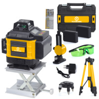 Niveau Laser de Construction 3D Rotatif Automatique à Faisceau Vert à 16 Lignes pour Projets de Bricolage Industriel Nivellement Automatique