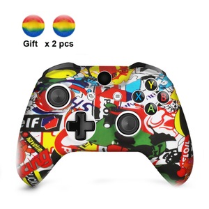 Funda protectora de silicona para controlador y empuñaduras de pulgar para <span class=keywords><strong>Xbox</strong></span> <span class=keywords><strong>One</strong></span> S Soft Shell Skin Case Thumbstick Joystick Cover - Product Image 4