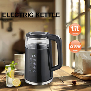 Electric <b>Kettle</b> 1.7L Smart Touch Screen <b>Temperature</b> <b>Control</b> Automatic Power Off Glass <b>Kettle</b> For Boiling Water Health - Product Image 3