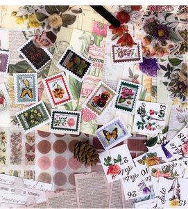 265P Vintage Scrapbook Set With A6 Notebook Sticker <strong>Paper</strong> Stamp Craft Gift For Teens Kids Diy Journal Kit - Product Image 4