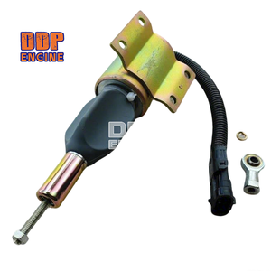 Válvula solenoide de corte de combustible 3926411 3926412 SA-4257-12 RE502473 SA-4257-24 RE502474 para Cummins 6CT 6CT8.3 ISC8.3 QSC8.3 - Product Image 4