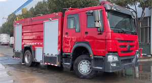 รถดับเพลิงขนาดเล็ก SINOTRUK HOWO 4X2 ความจุ 5 ลูกบาศก์เมตร รถดับเพลิงขนาดเล็ก 5 ตัน พร้อมปั๊มดับเพลิง เครื่องยนต์ดีเซล - Product Image 6