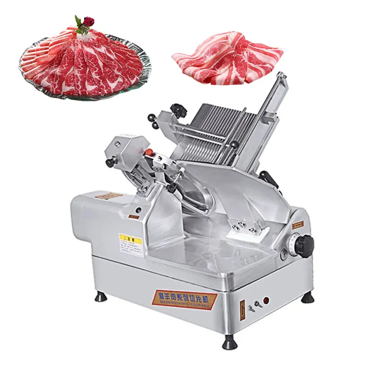 2023 hot selling round meat mixer slicer machine meat roll slicer machine with conveyer boston meat slicers machine timing belt