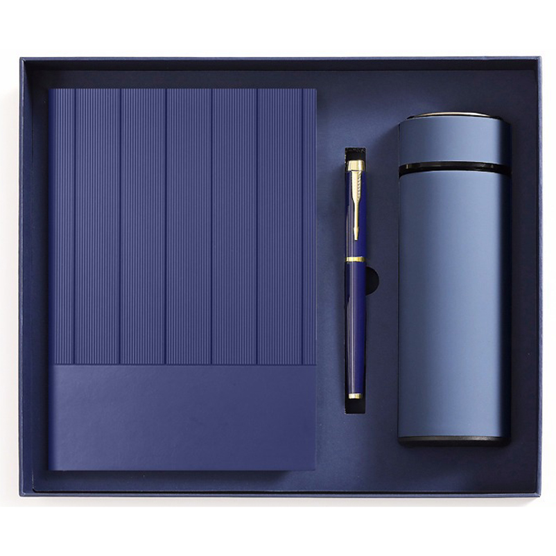 Marine (Cahier + Stylo + Gourde)