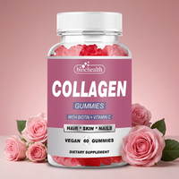 Gummies véganes OEM GMP Halal au collagène, vitamine C, vitamine E et L-glutathion pour un soutien quotidien