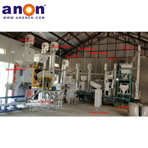 Anon 20-30 TPD Máquinas de molienda de arroz Molino de arroz rentable a gran escala Mate - Product Image 6