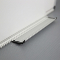 Tableau blanc mural métallique double face pliable pour salle de classe, tableau d'affichage pour messages d'élèves et d'enfants, avec marqueur