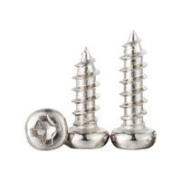 PA Pan Head Self-Tapping Screws Nickel Plated Carbon Steel M1-M5 Custom Electronic Fasteners