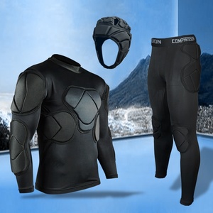 Divisa da Portiere di <span class=keywords><strong>Calcio</strong></span> da Uomo Maglia da Allenamento con Protezione in Spugna Spessa EVA <span class=keywords><strong>Pantaloni</strong></span> da Portiere - Product Image 2