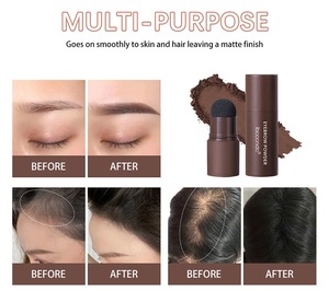 ชุดแสตมป์เขียนคิ้วพร้อมส่ง กันน้ำ ติดทนนาน พร้อมแผ่นลายฉลุ 12 แบบ ใช้สำหรับตกแต่งเส้นผมและคิ้ว เหมาะสำหรับขายส่งและงานปาร์ตี้ - Product Image 2