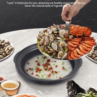 Four à vapeur électrique multifonctionnel intégré pour la cuisson des fruits de mer, idéal pour la restauration, les traiteurs et l'usage domestique quotidien