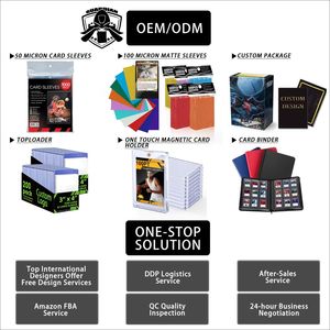 2025 nouveau mat manches collecteur Penny sport carte stockage Pokmoned noir feuille porte-<span class=keywords><strong>cartes</strong></span> matériel mat feuille carte manches - Product Image 6