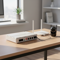 QIXIN Mini DC UPS 10400mAh Cadangan Daya Darurat untuk Router WIFI dengan Baterai Lithium Multifungsi