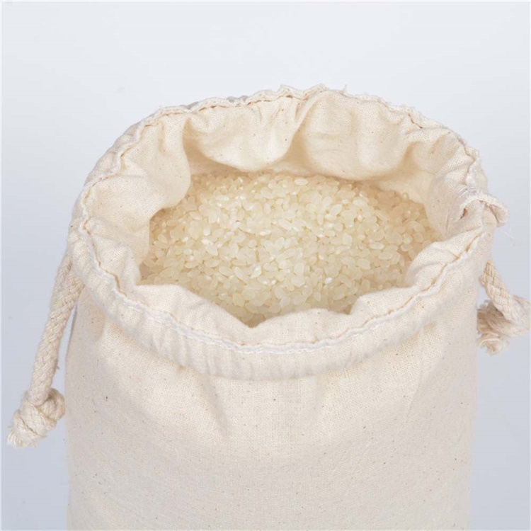 linen drawstring bag