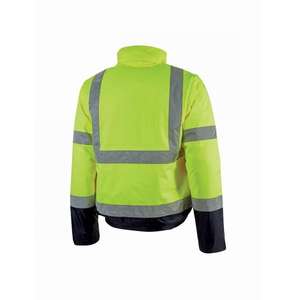 Cazadora bomber de alta visibilidad Crafty Yellow Fluo, EAN 8033546385739, ropa de trabajo, de alta visibilidad, de color amarillo y amarillo, de la marca EAN - Product Image 2