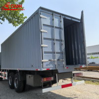 Sinotruk Howo 8x4 12 roues Fast Gear Diesel Carburant Euro 2/3 Conteneur Cargo Van Truck