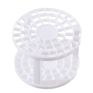 Support de pinceaux rond en plastique U-Wu, rangement multi-trous pour pinceaux de maquillage et stylos, blanc, rose, noir - Product Image 5