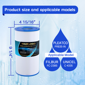 Compatível C-4335 PRB35-IN FC-2385 409-219 03FIL1300 817-3501 cartuchos de filtro de piscina de poliéster - Product Image 2