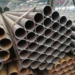 Tuyau en <span class=keywords><strong>acier</strong></span> au carbone soudé en spirale de 60 à 400 mm de diamètre pour les constructions de pipelines pétroliers ERW, longueur de 6 m - Product Image 2
