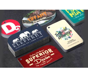 Étiquettes en papier imprimées pour vêtements / Forme personnalisée de marque / Étiquettes de prix de vente au détail Utilisation en gros Étiquettes de qualité supérieure 2026 - Product Image 2