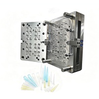 Moule d'injection plastique de haute précision pour pointes de pipette en plastique de 10 µl, 100 µl, 200 µl, 1000 µl, avec une durée de vie de 1 million de coups