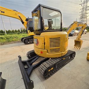 Miniexcavadora Caterpillar usada para Cat 303.5E a la venta excavadoras pequeñas certificadas CE con bomba de caja de cambios de motor de componentes básicos - Product Image 1