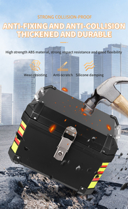 <span class=keywords><strong>Maleta</strong></span> de viaje <span class=keywords><strong>para</strong></span> motocicleta de 45L, caja de almacenamiento gruesa <span class=keywords><strong>para</strong></span> <span class=keywords><strong>scooter</strong></span> impermeable grande, <span class=keywords><strong>Maleta</strong></span>, cajas traseras <span class=keywords><strong>para</strong></span> motocicleta de aleación sin aluminio - Product Image 3