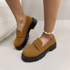 Chaussures à semelle épaisse à enfiler, taille 43, automne - Product Image 3