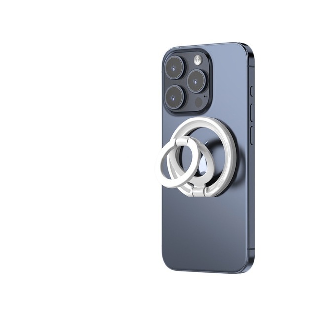 Magnetic Foldable Phone Ring Holder, Aluminium Alloy Finger Kickstand