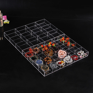 Caja de Joyería Acrílica Transparente Personalizable, Almacenamiento y Exhibición de Artículos de Varios Tamaños - Product Image 2