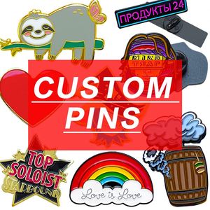 Pin de solapa de metal personalizado insignia esqueleto hueso fantasma bruja espeluznante bruja calavera gótica película de terror pin esmaltado de Halloween - Product Image 1