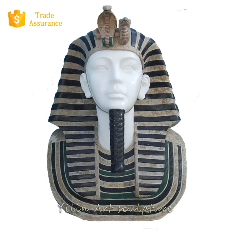 Marmeren Buste Sculptuur Antieke Steen Egyptische Buste Beelden Te Koop