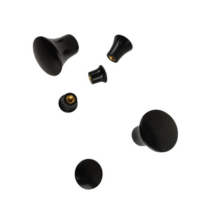 Bakelite Mushroom Handle Black Flared Knob Machine <b>Tool</b> Accessory National Standard Size - Product Image 2
