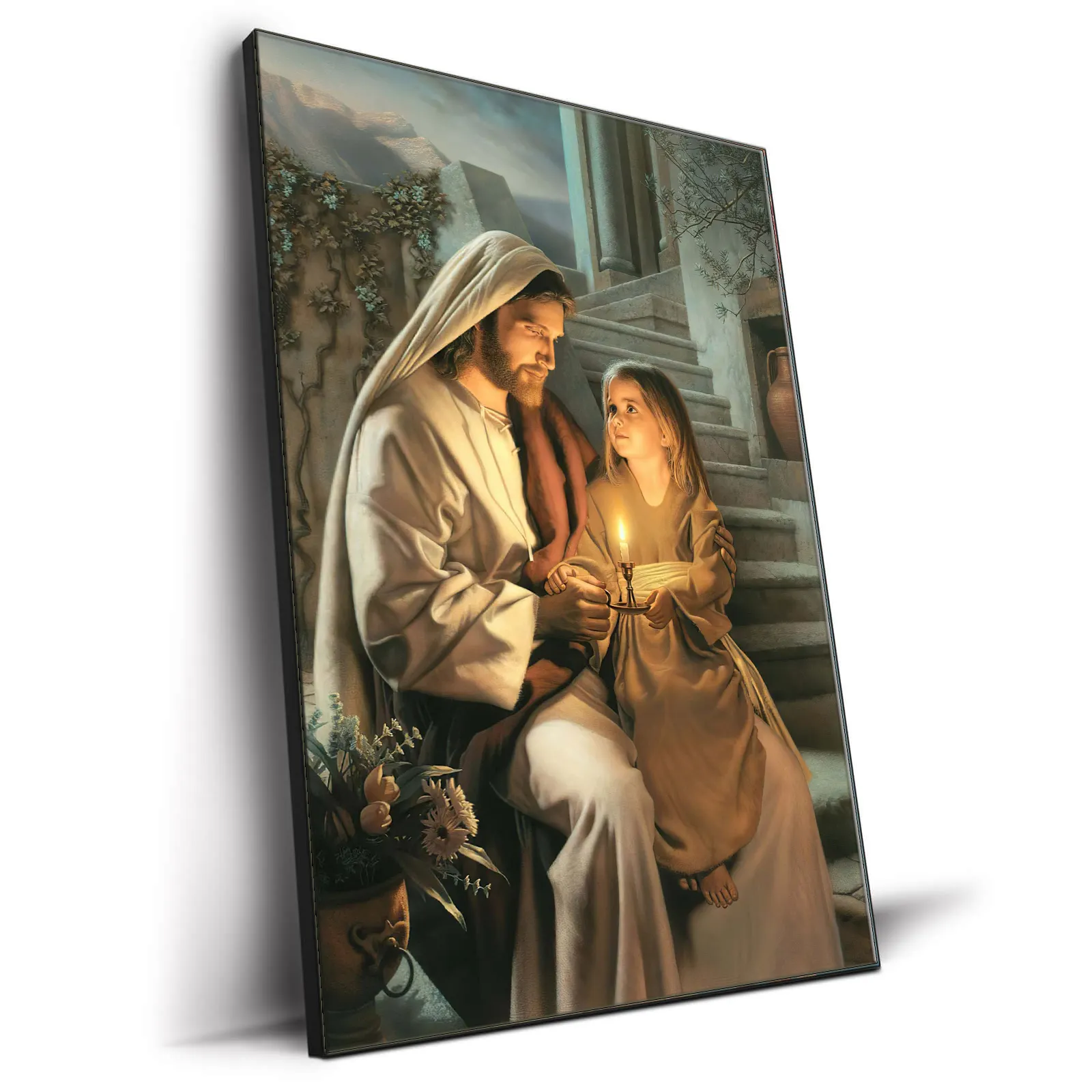 Nghệ Thuật Thủ Công Trang Chủ Trang Trí Tường Jesus Christ Tôn Giáo Canvas In Ấn Tùy Chỉnh Canvas In