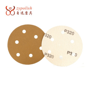 Otomatik zımpara 5 inç 125mm cırt cırt otomotiv kuru yuvarlak akın zımpara disk zımpara araba - Product Image 5