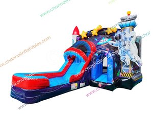 Castillo Hinchable Comercial de <span class=keywords><strong>Baloncesto</strong></span> con Tobogán y Zona de Salto - Product Image 5