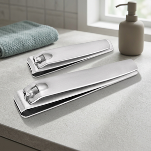 Stainless Steel Silver Curved Blade Wide Jaw Opening Large Portable Finger Nail Clipper Manicure <b>Tool</b> beauty Instrument - Product Image 4