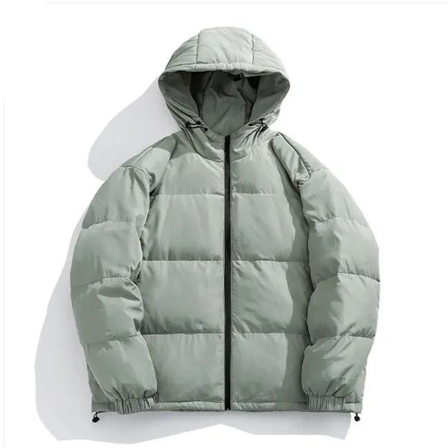 Hoge Kwaliteit Op Maat Gemaakte Unisex Outdoor Sport Gewatteerde Puffer Capuchon Puffer Jack Fabricage