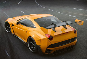 Nouveau kit carrosserie style SD pour Ferrari California, comprenant pare-chocs, jupes latérales, diffuseur, spoiler, capot et extensions d'ailes. - Product Image 6